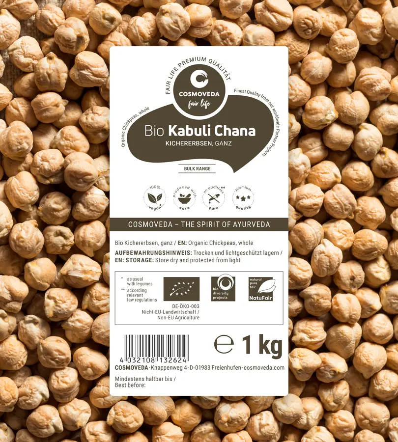 BIO Kabuli Chana - Kichererbsen Bulk