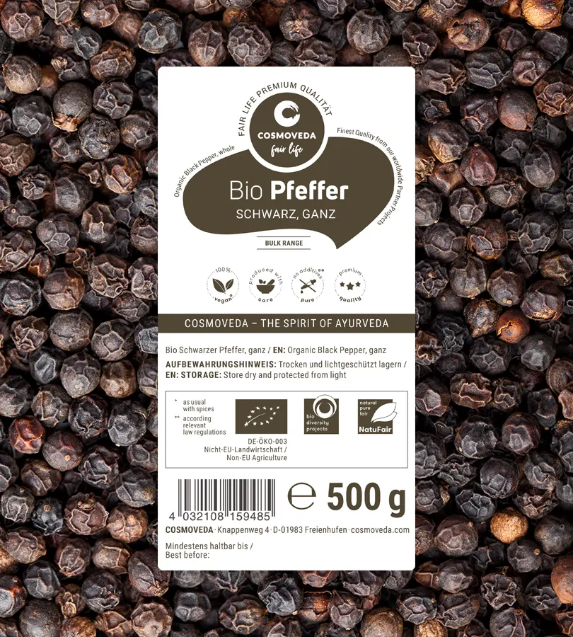 BIO Pfeffer schwarz Bulk