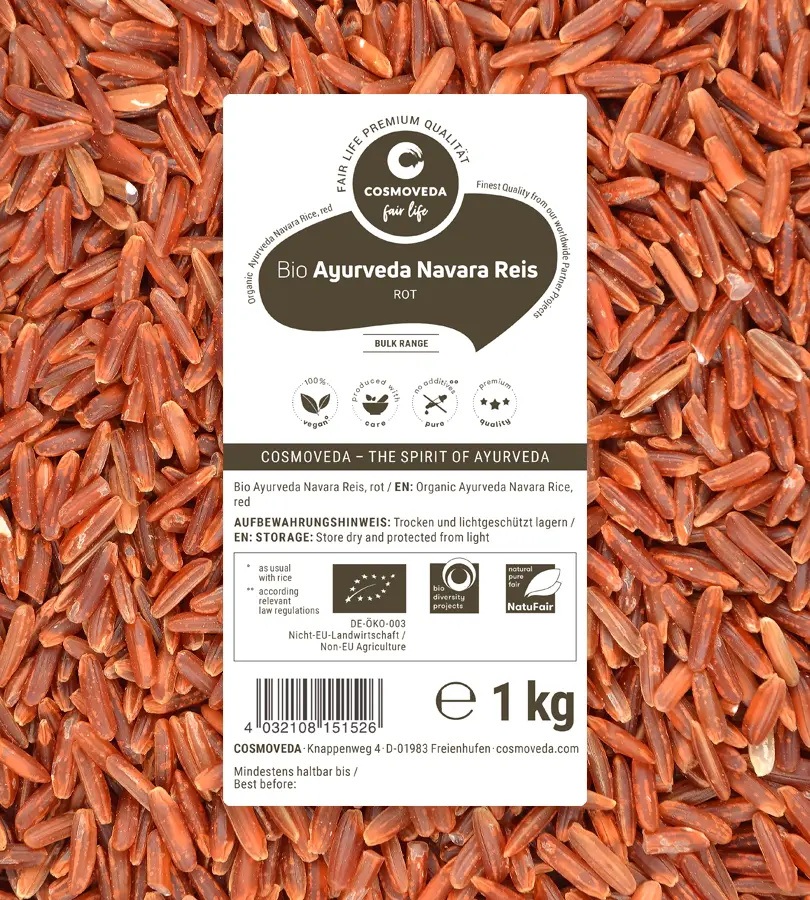 BIO Roter Ayurveda Navara Reis Bulk