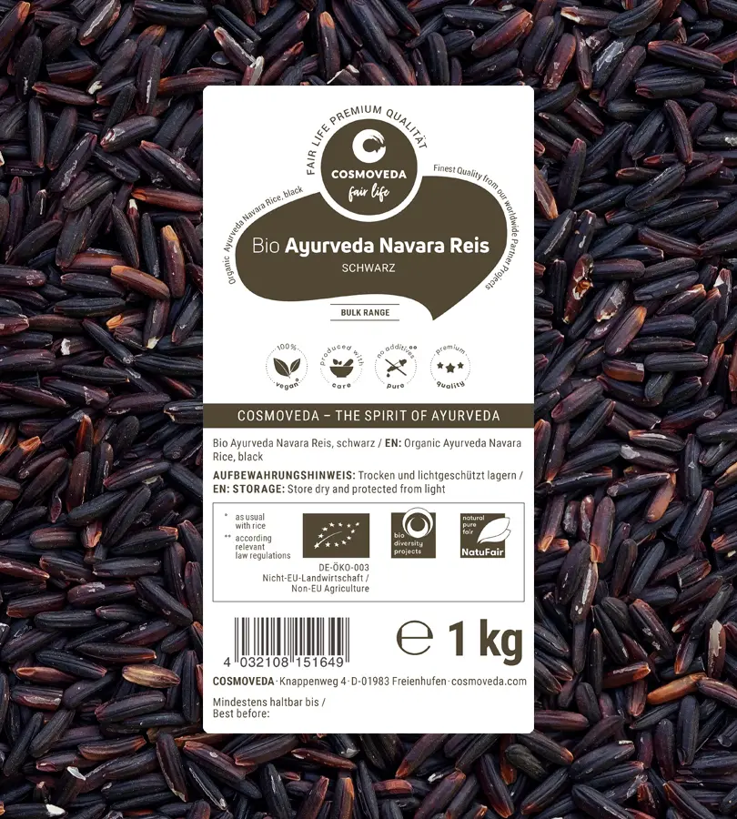 BIO Schwarzer Ayurveda Navara Reis Bulk