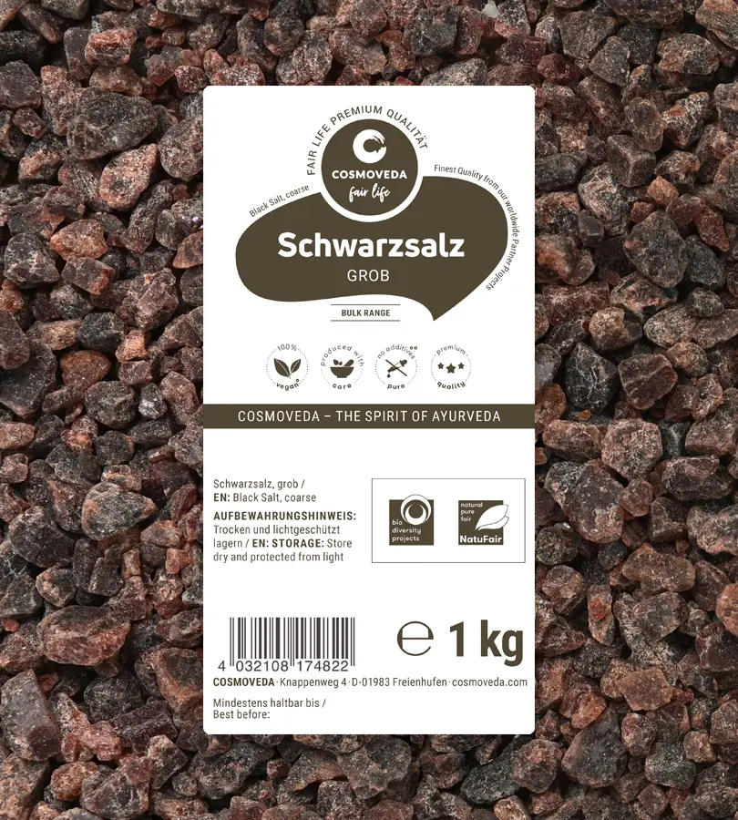 Fair Trade Schwarzsalz Bulk