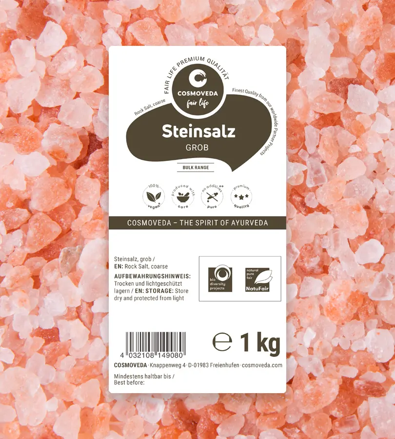 Fair Trade Steinsalz Bulk