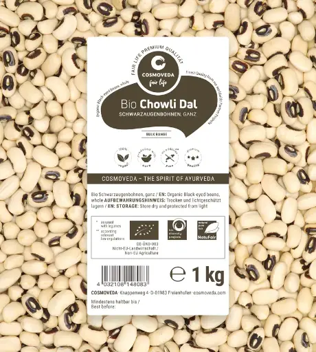BIO Chowli Dal - Schwarzaugenbohnen Bulk