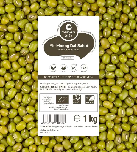 BIO Moong Dal Sabut - Mungbohnen Bulk
